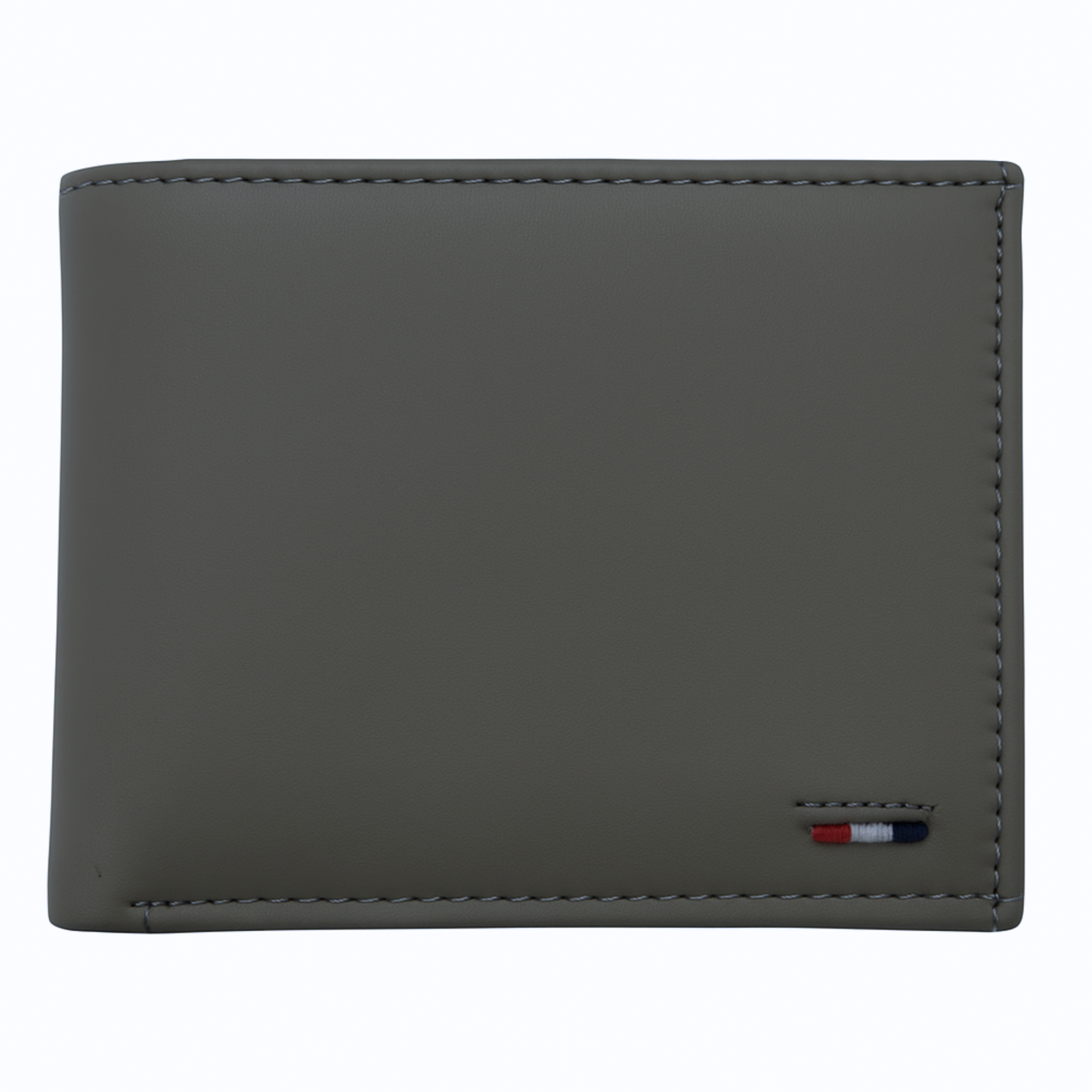 Cow Leather High Capacity Wallet with Coin Zipper Matte Finish
