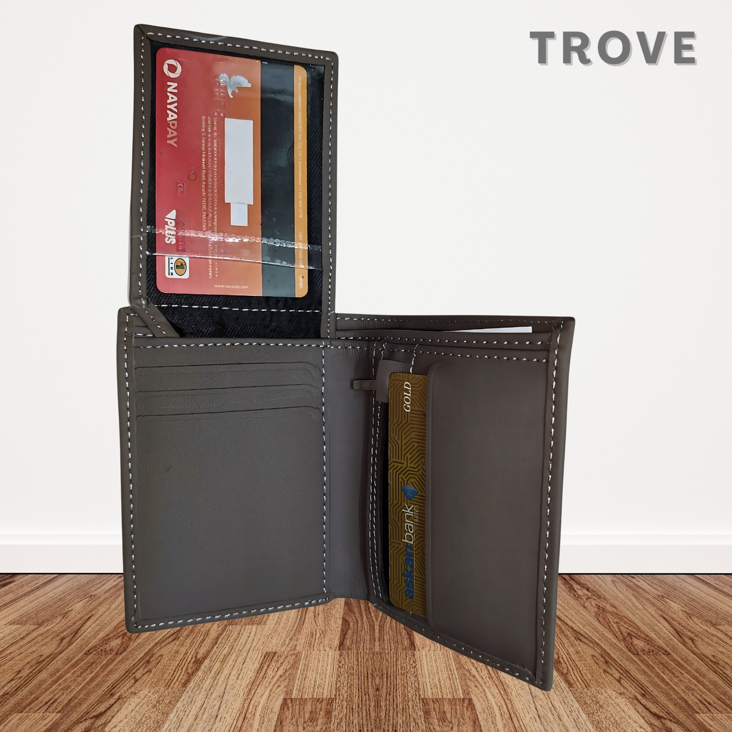 Luxury Export Quality Cow Leather Bi-Fold Wallet Matte Finish