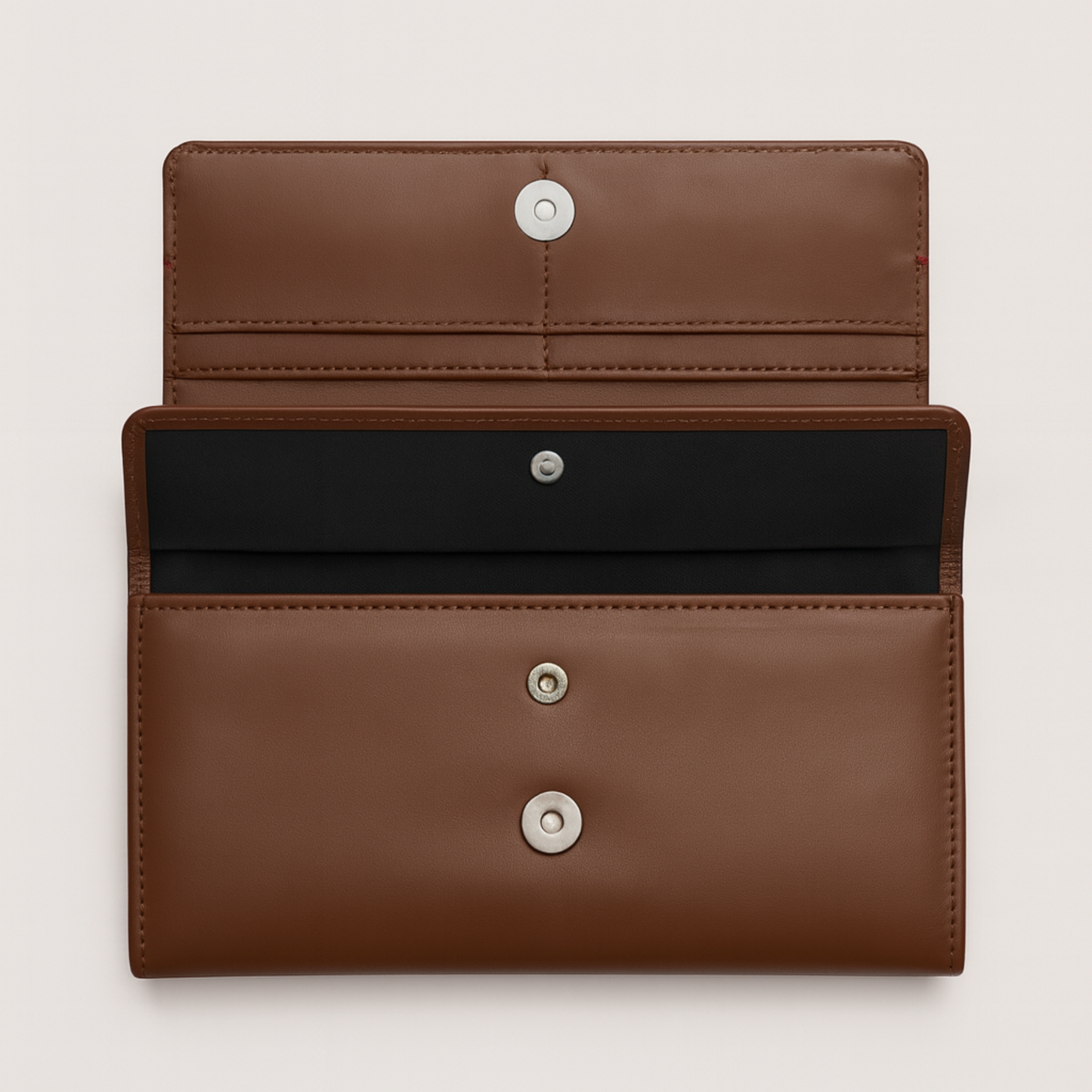 Large CapacityCow Leather Ladies Long Clutch Wallet