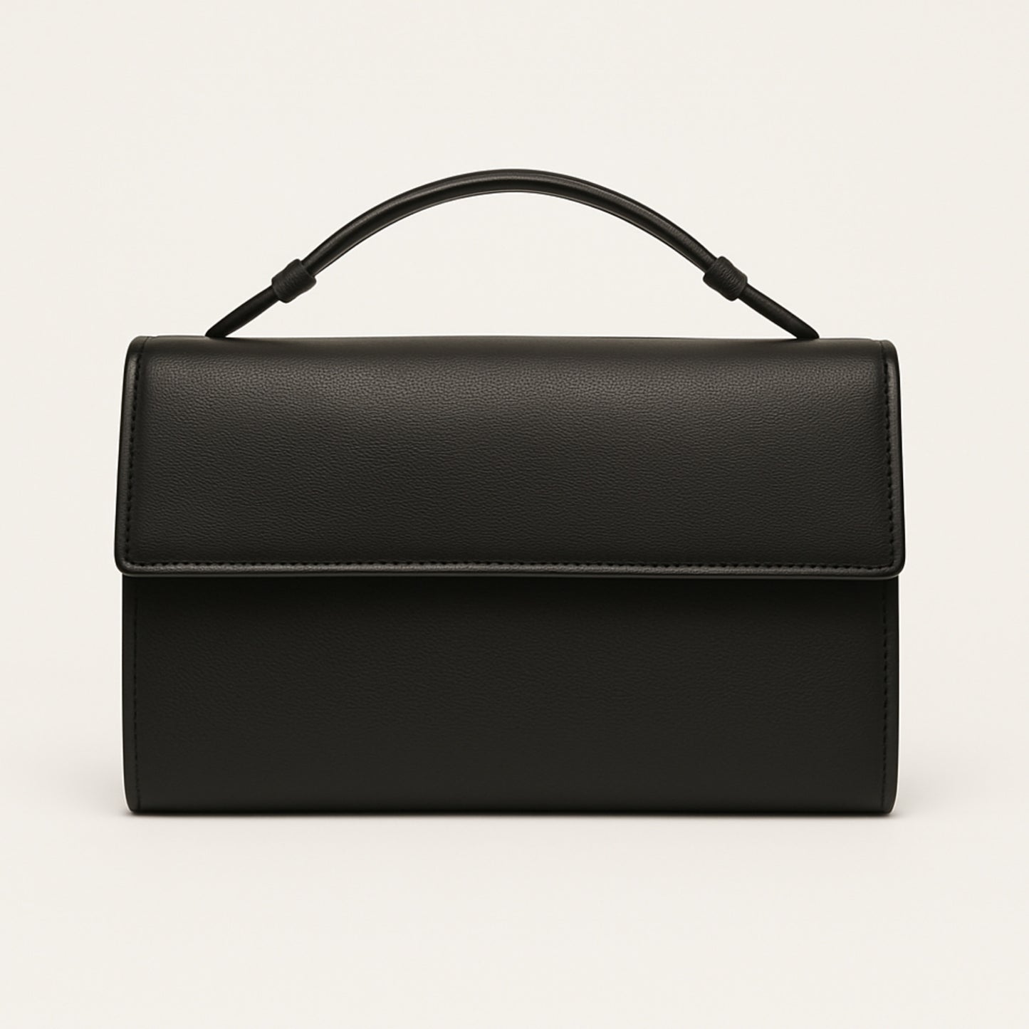 Ladies Sheep Leather Clutch Wallet Bag with Wallet Organizer and Handle