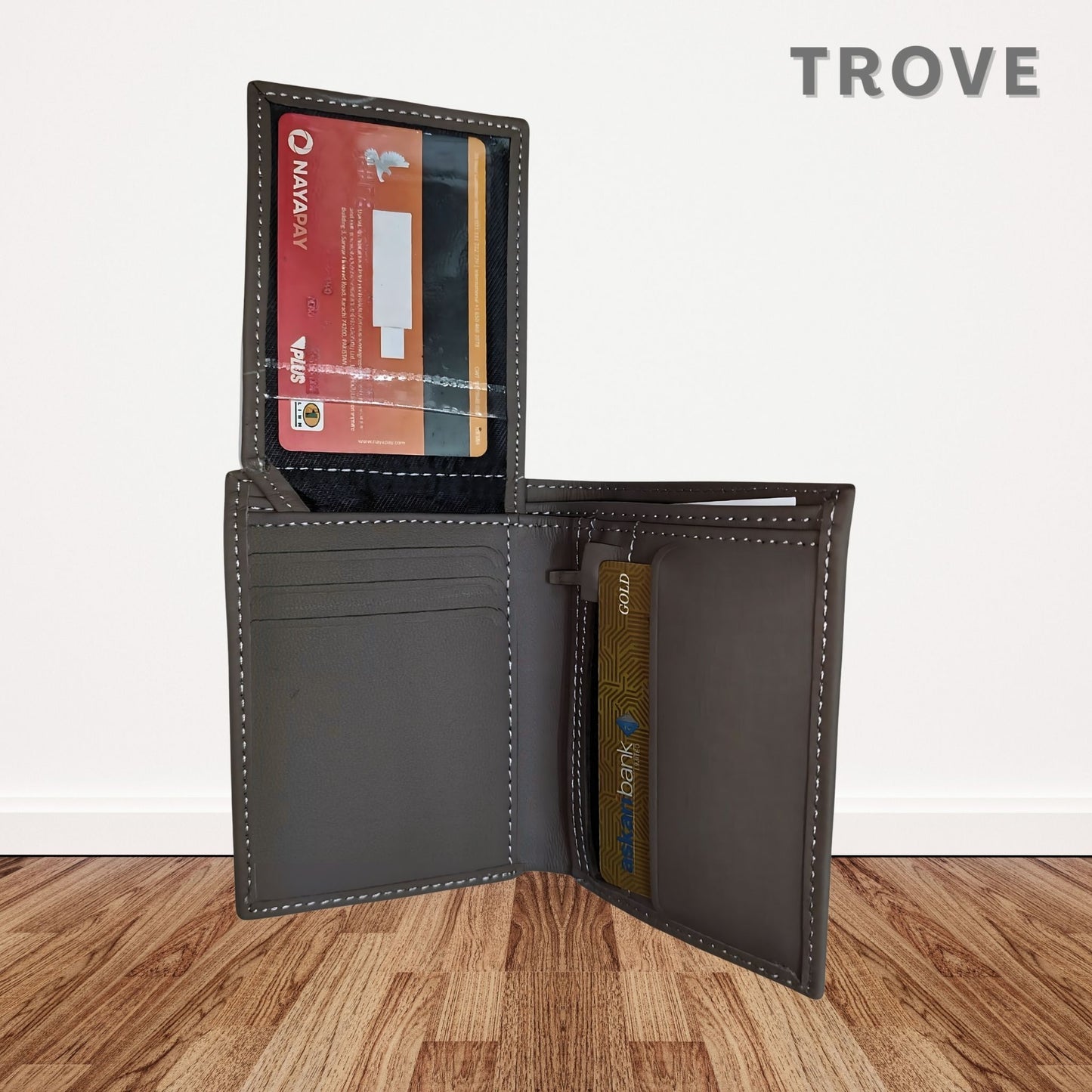 Luxury Export Quality Cow Leather Bi-Fold Wallet Matte Finish