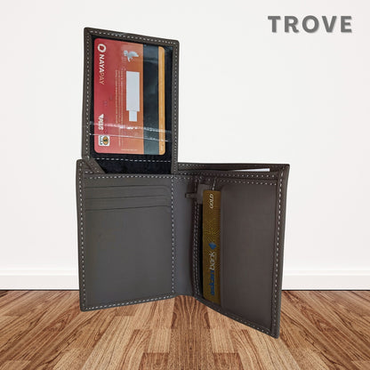 Luxury Export Quality Cow Leather Bi-Fold Wallet Matte Finish